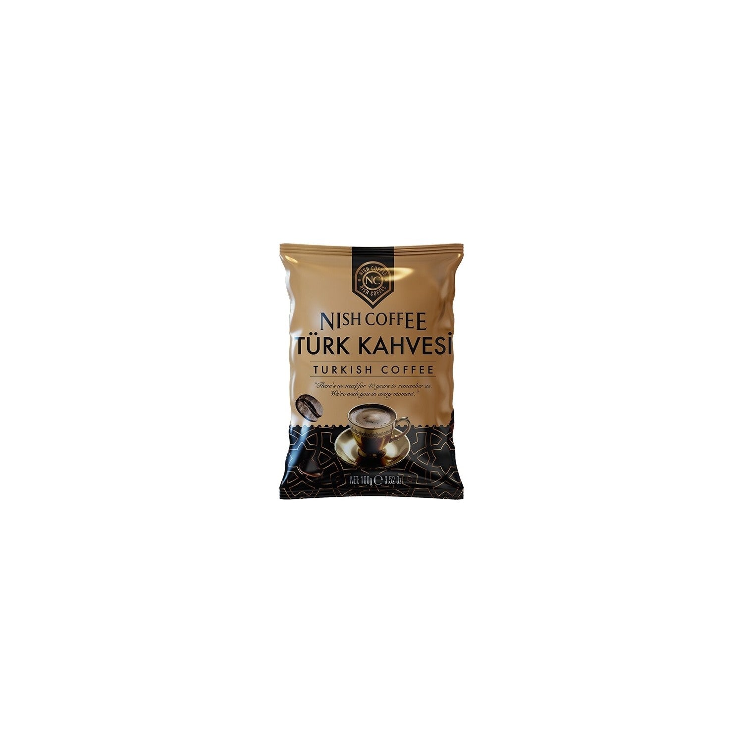 Nish Coffee - Nish Turkish Coffee 5 x 100 gr Set - Freshly Roasted Turkish Coffee with Unique Flavor - MALLTURK