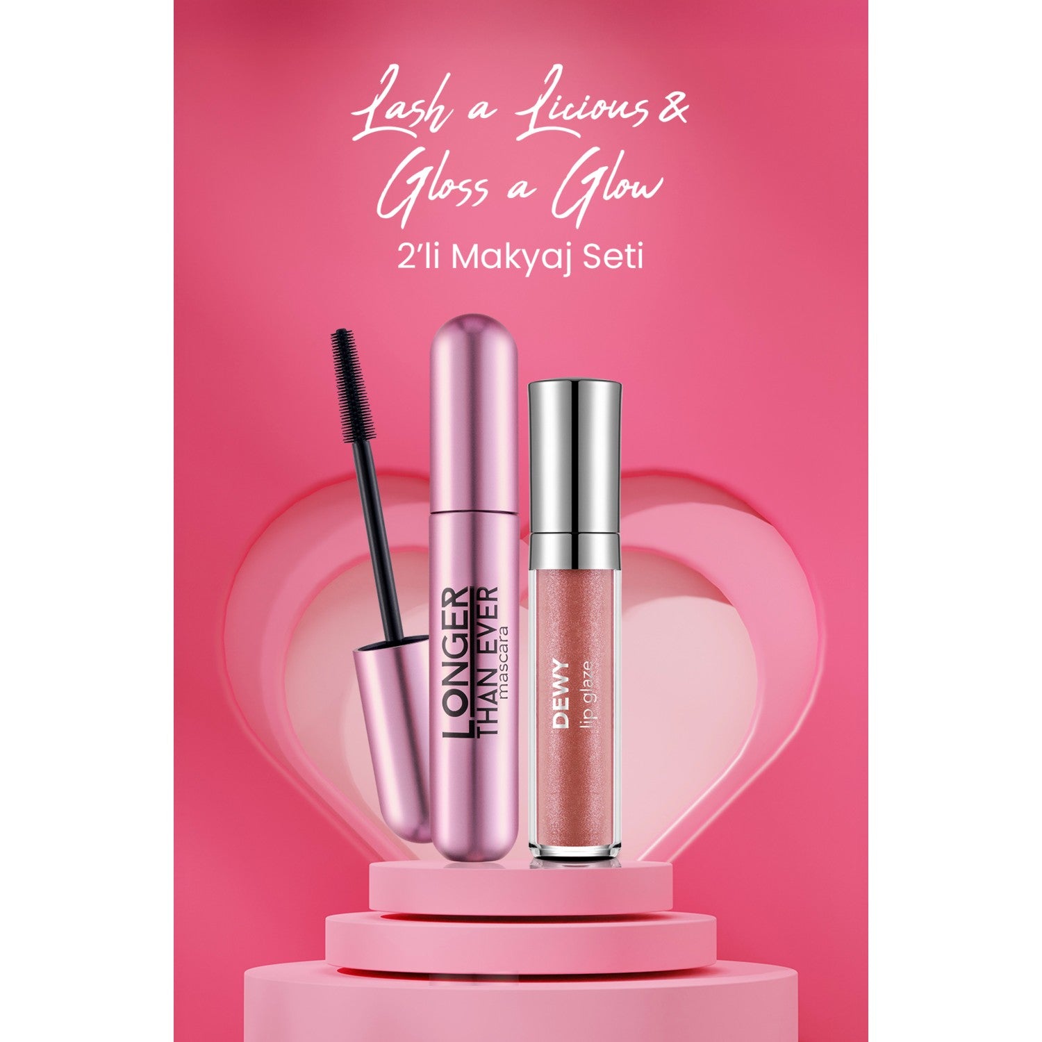Flormar Lash A Licious Gloss A Glow Makeup Set