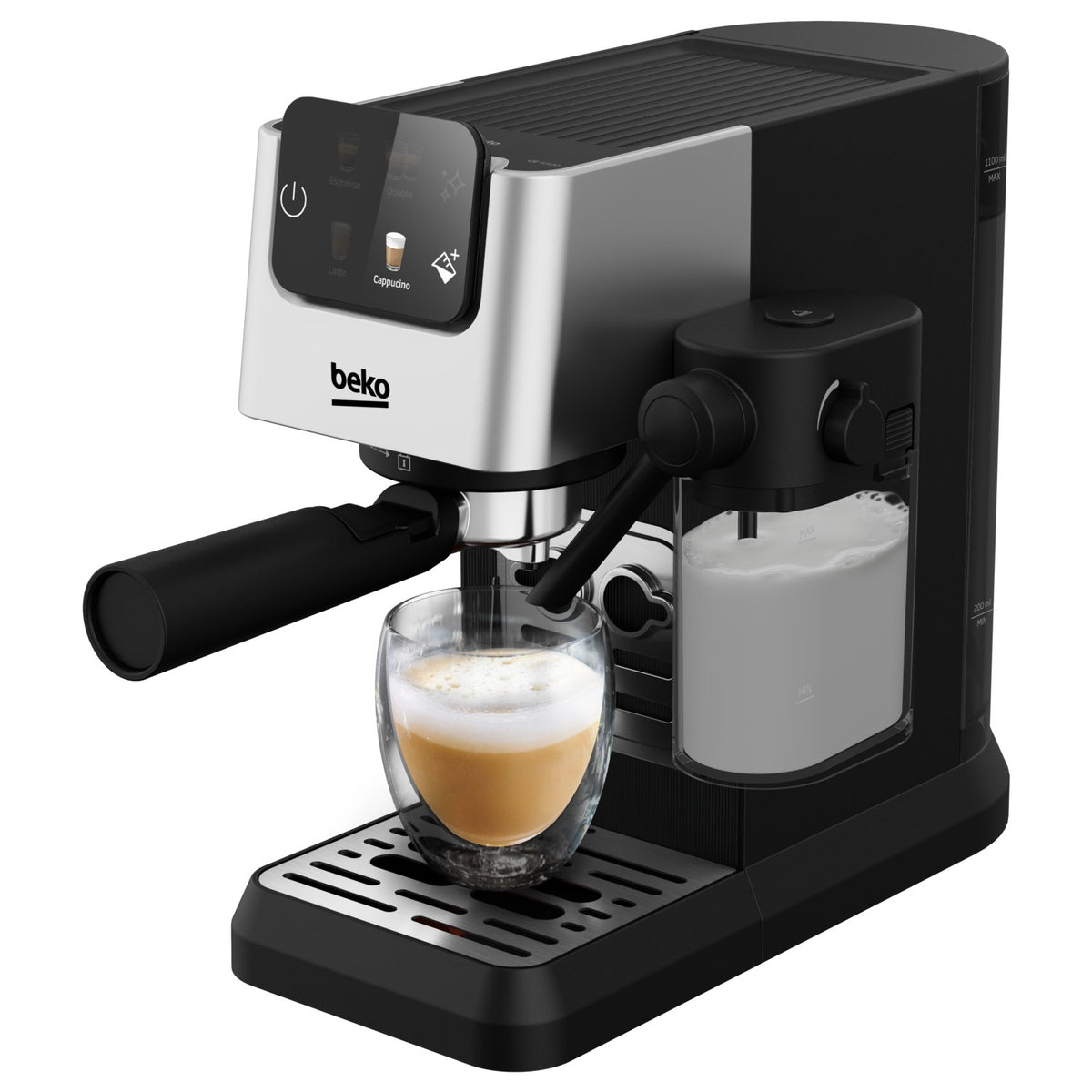 Beko CEP 5304 X CaffeExperto Semi-Automatic Espresso Machine – 1350 W - MALLTURK
