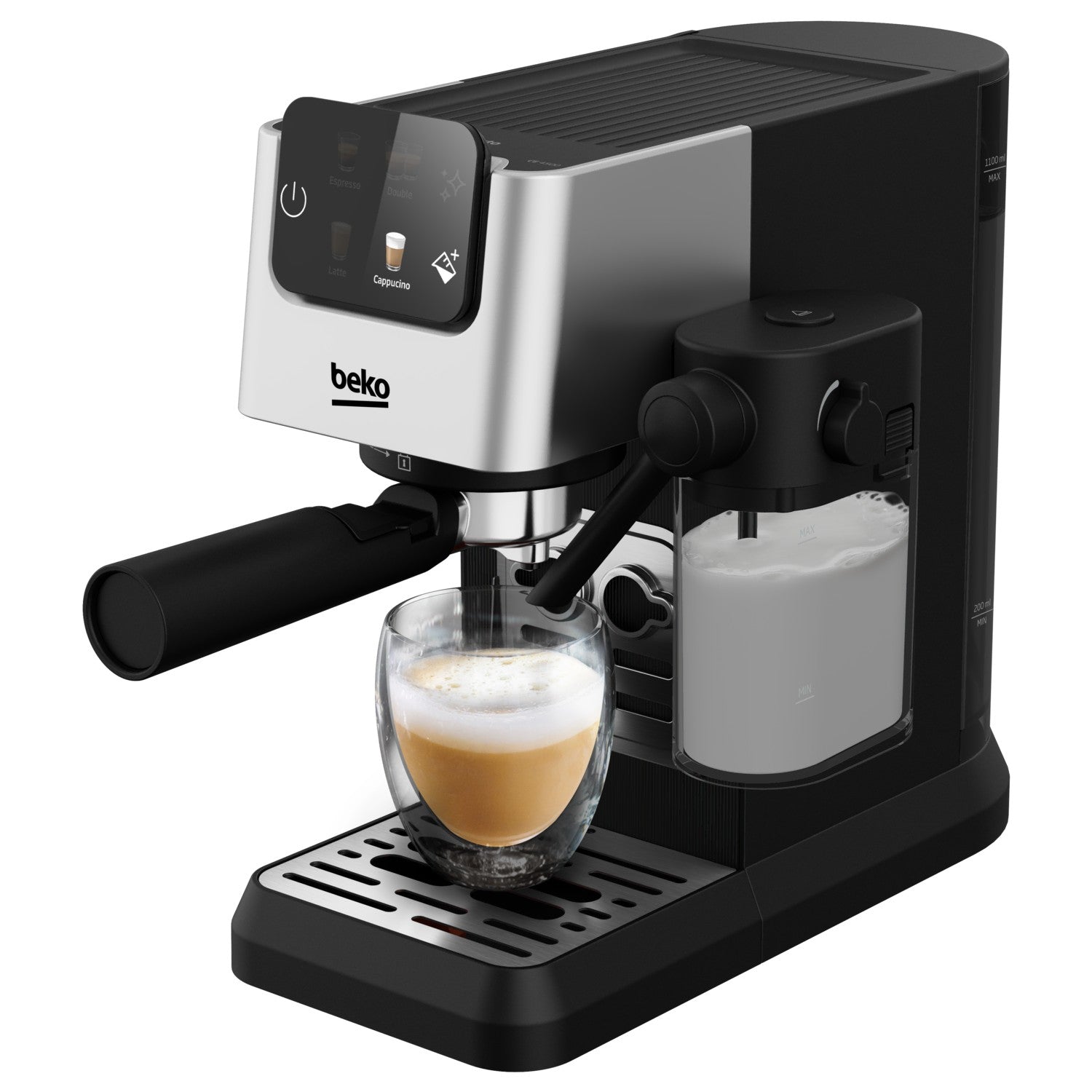 Beko CEP 5304 X CaffeExperto Semi-Automatic Espresso Machine – 1350 W - MALLTURK