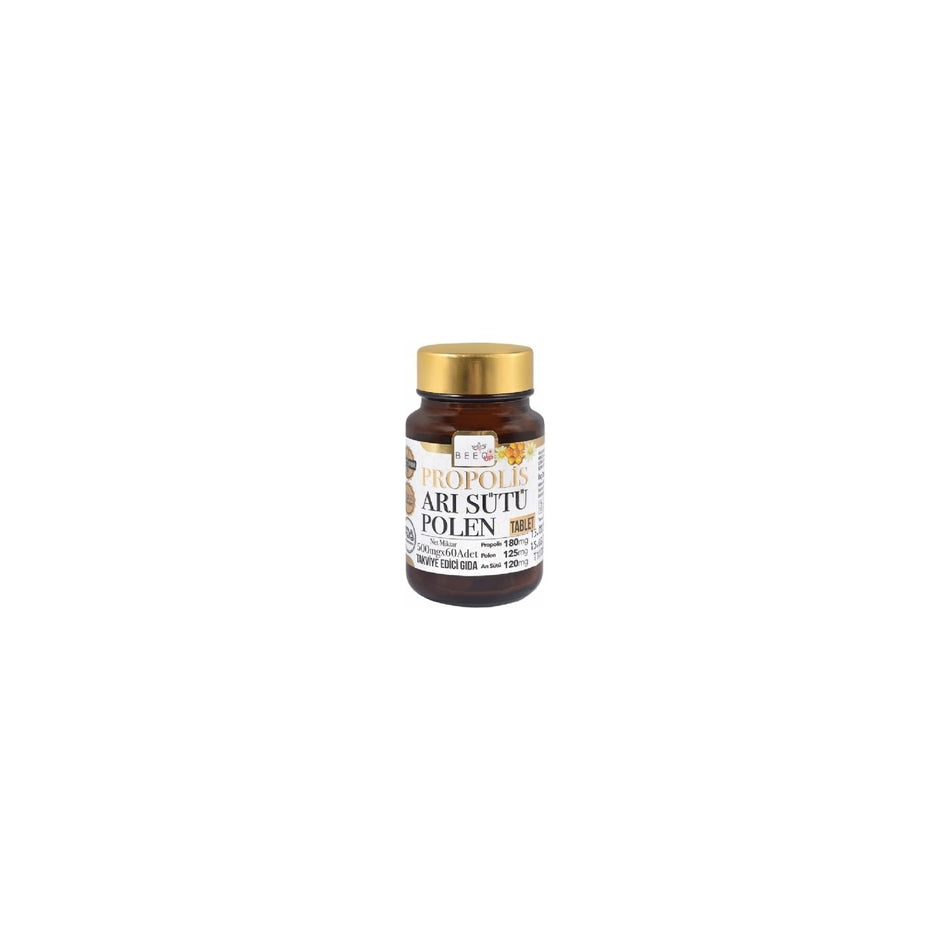 BEE'O Up Propolis Royal Jelly Bee Pollen Adult 60 Tablet - MALLTURK