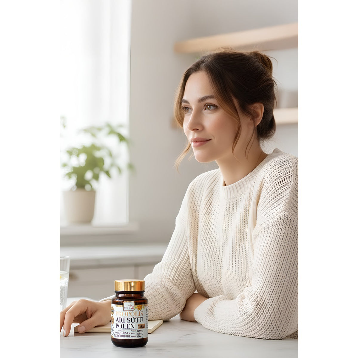 BEE'O Up Propolis Royal Jelly Bee Pollen Adult 60 Tablet