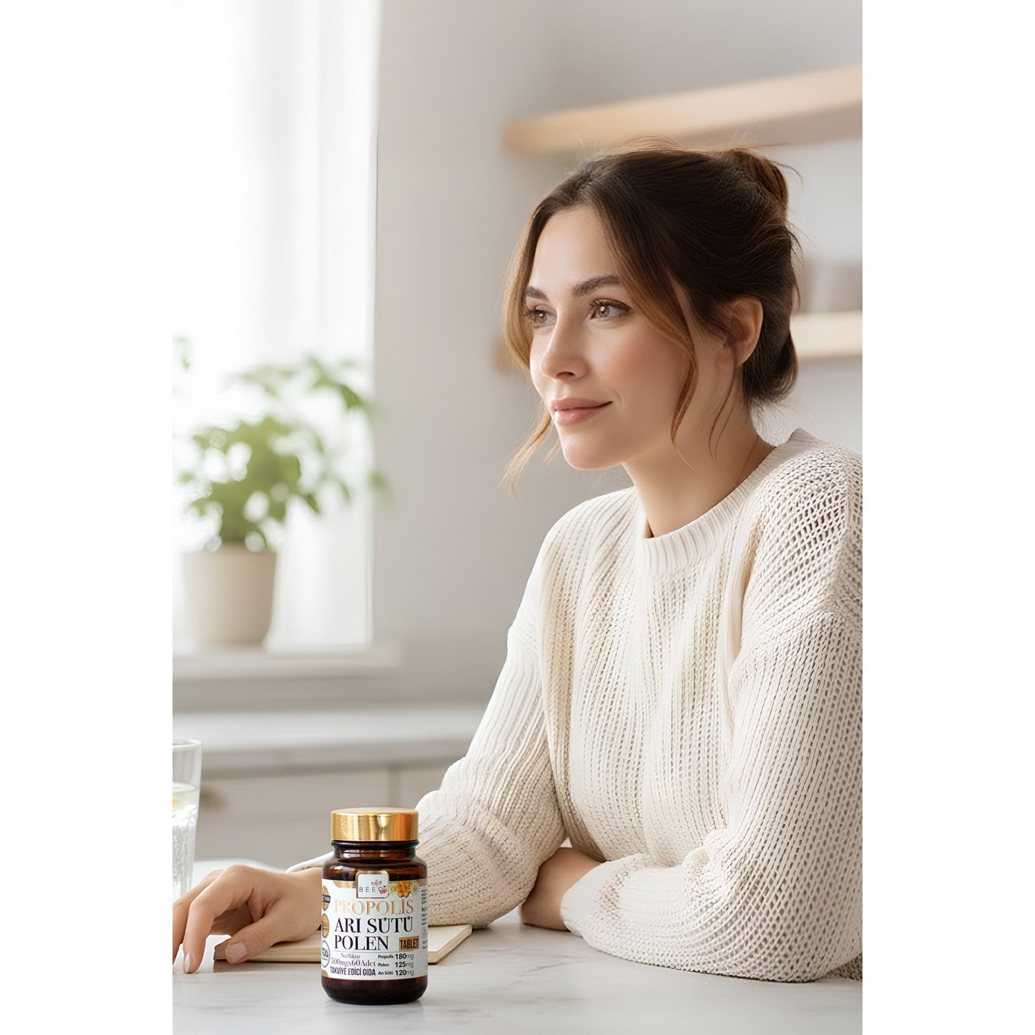 BEE'O Up Propolis Royal Jelly Bee Pollen Adult 60 Tablet