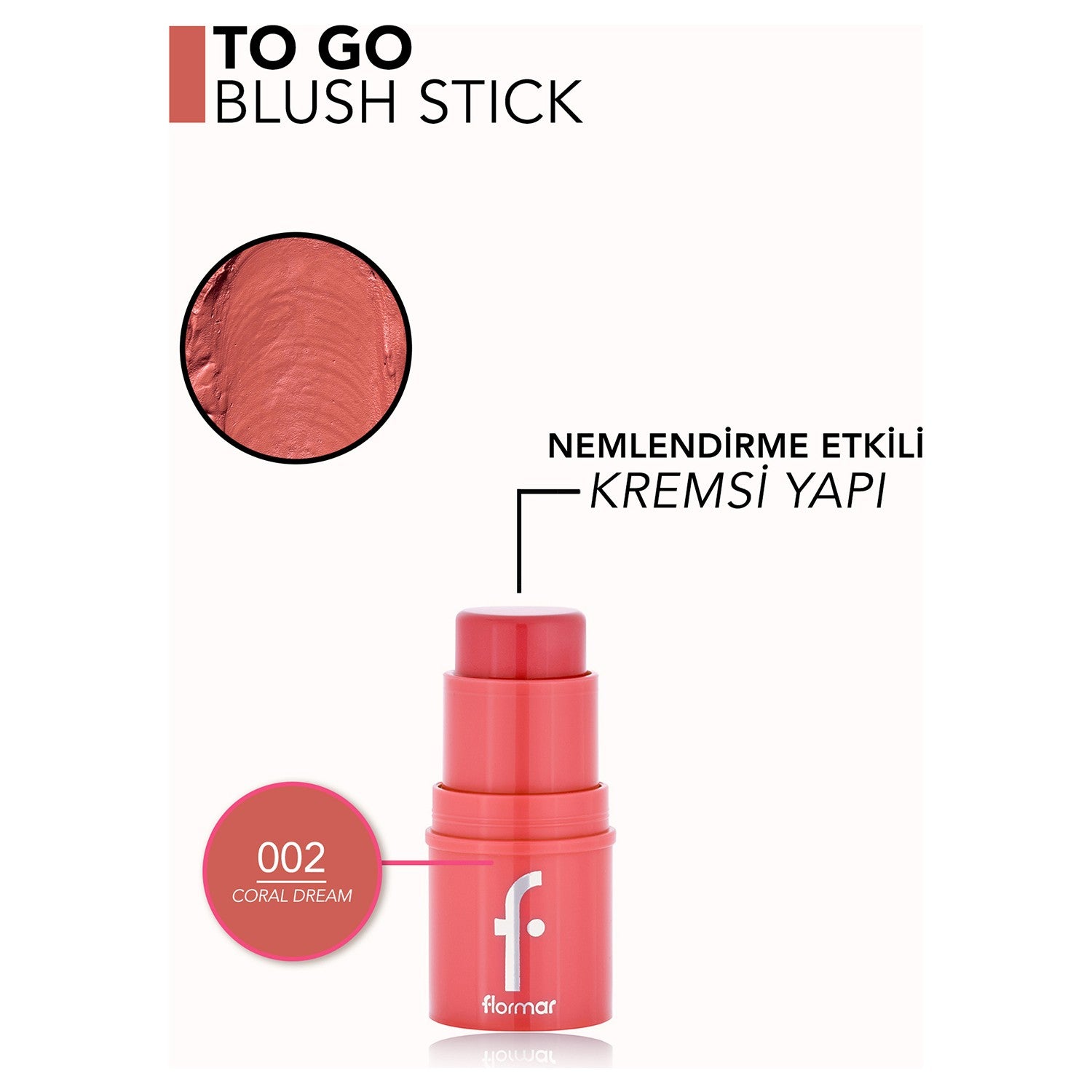 Flormar To Go Stick Blush