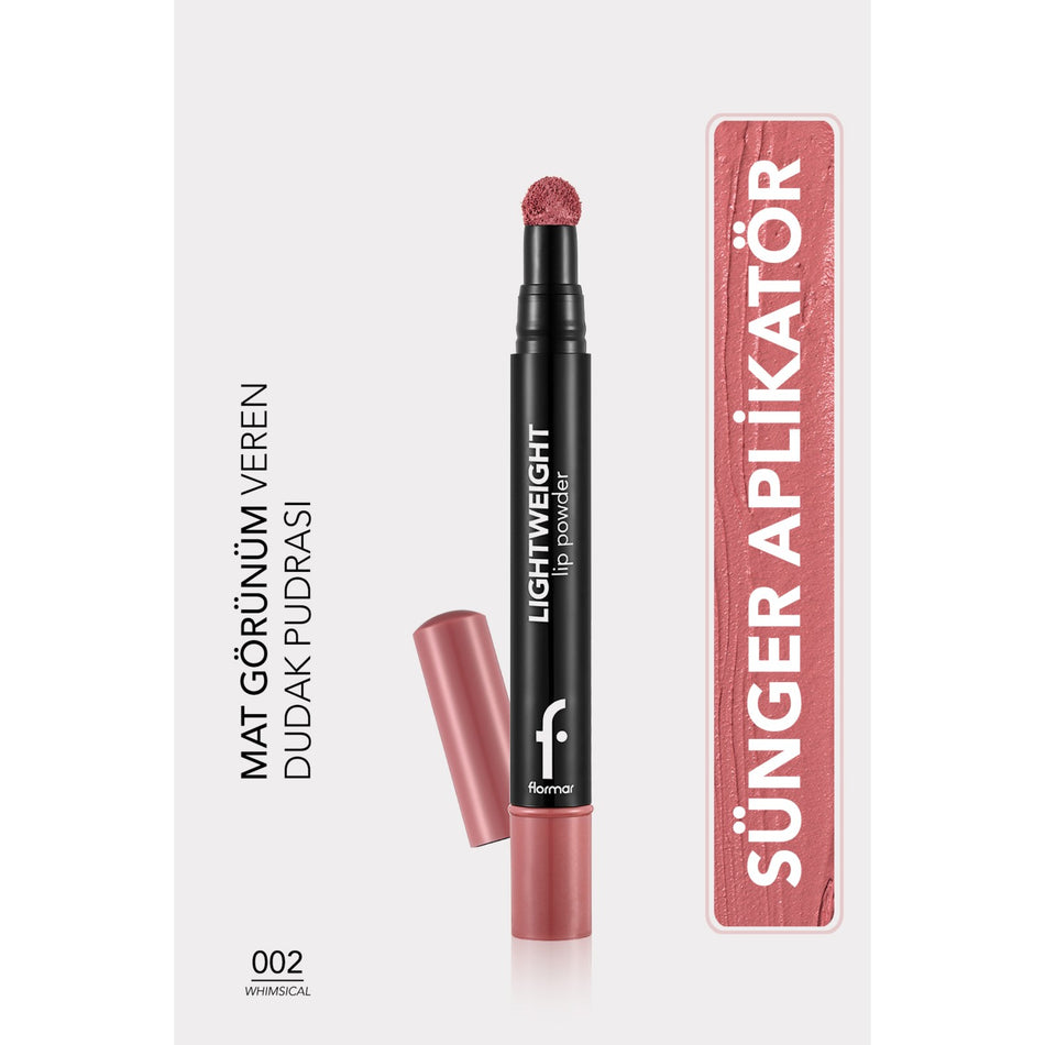 Flormar Lightweight Semi-Transparent & Matte Finish Moisturizing Lip Powder (002 Whimsical) 8682536094238 - MALLTURK