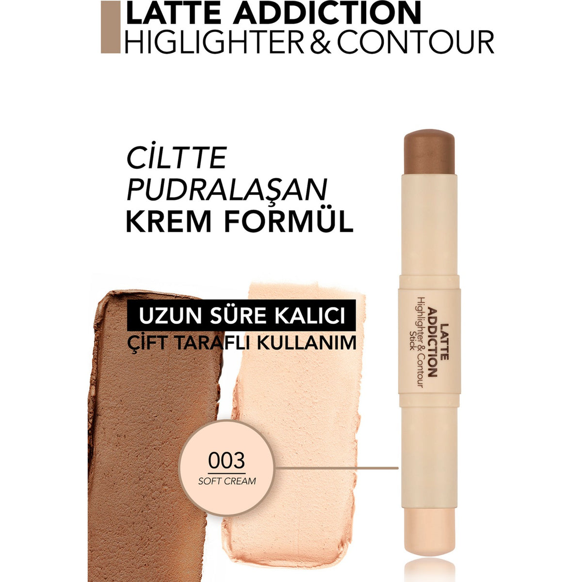Flormar Latte Highlight and Contour Stick
