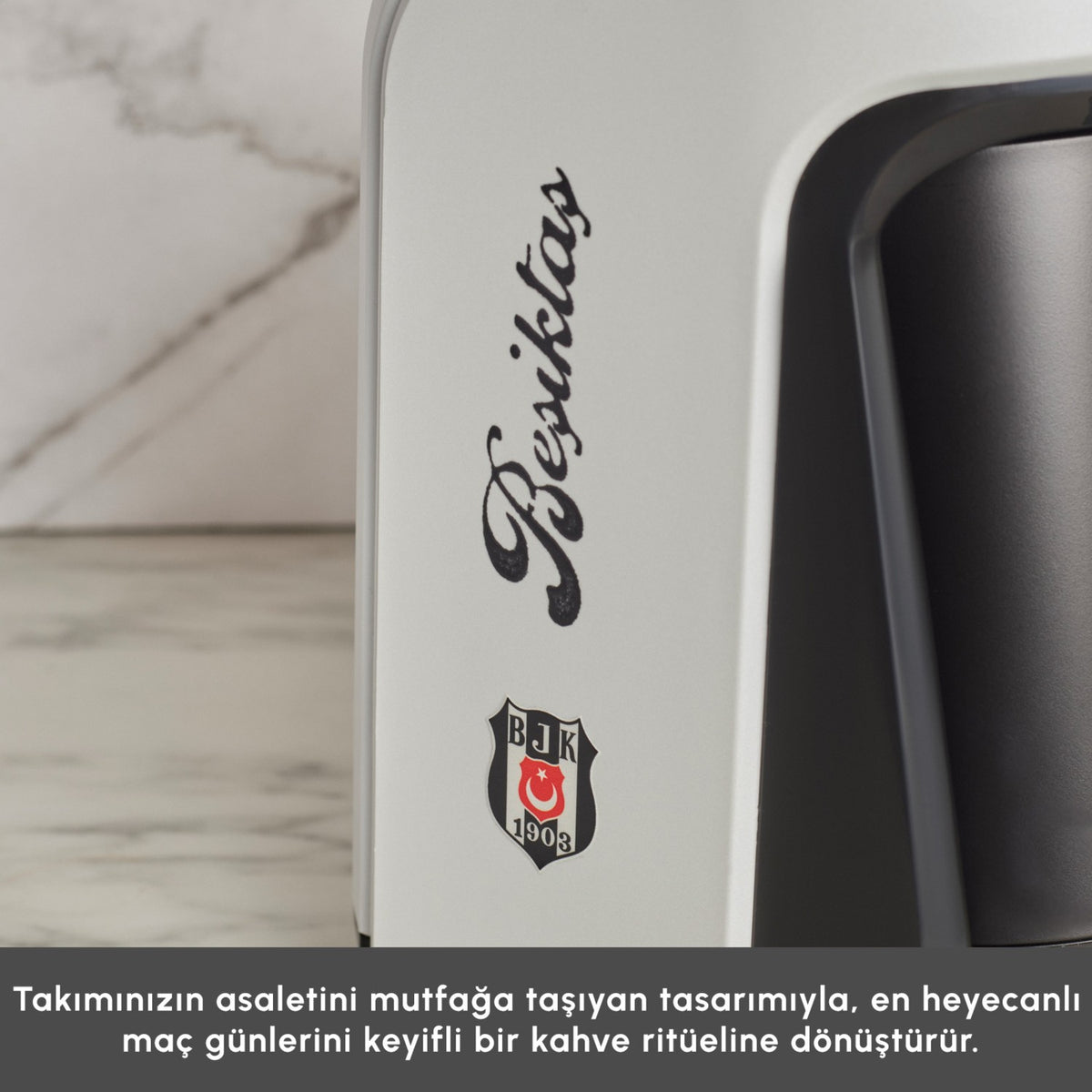 Karaca Hatir Hups Besiktas Licensed Milk-Based Turkish Coffee Maker - MALLTURK