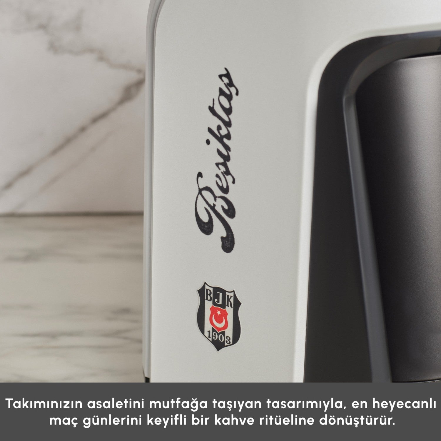 Karaca Hatir Hups Besiktas Licensed Milk-Based Turkish Coffee Maker - MALLTURK