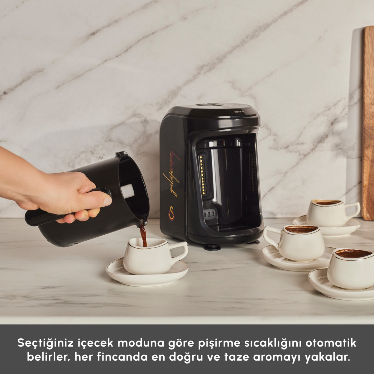 Karaca Hatir Hups Galatasaray Licensed Milk-Based Turkish Coffee Maker - MALLTURK