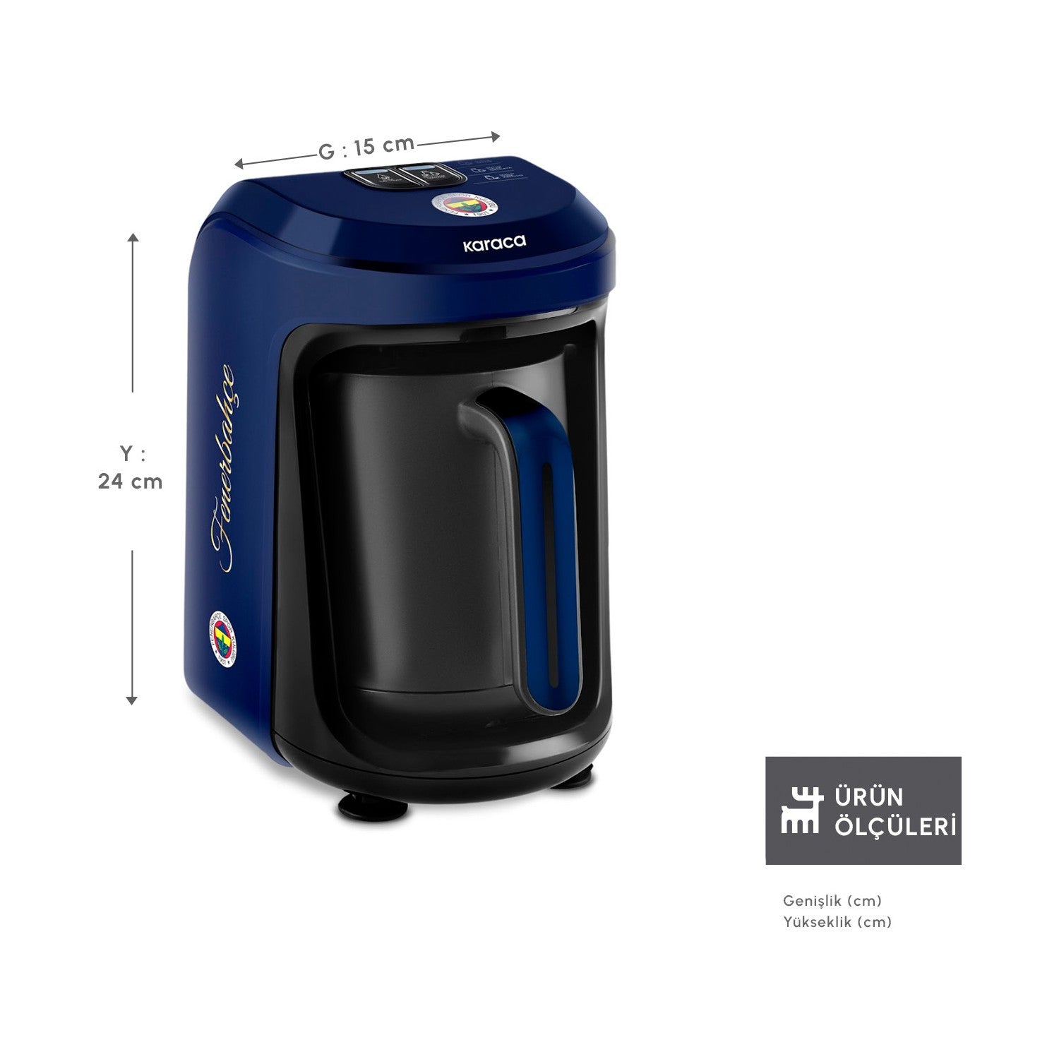 Karaca Hatir Hups Fenerbahce Licensed Milk-Based Turkish Coffee Maker - MALLTURK