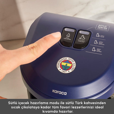 Karaca Hatir Hups Fenerbahce Licensed Milk-Based Turkish Coffee Maker - MALLTURK