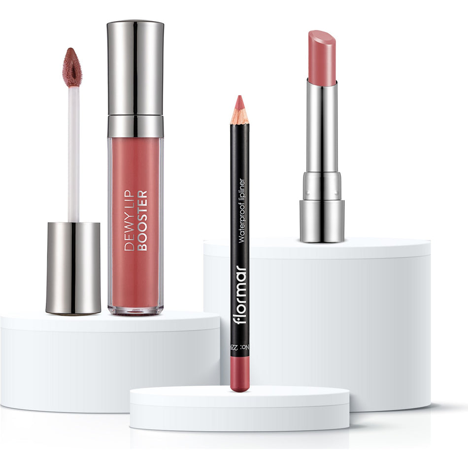 Flormar Natural Glow Pembe Tonlu Makeup Set