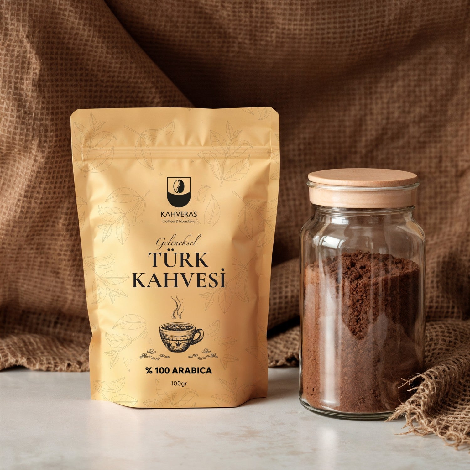 Kahveras Turkish Coffee 100% Arabica 5-Pack 5*100GR - MALLTURK