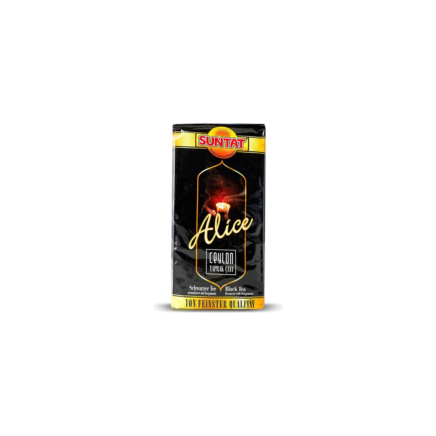 Suntat Alice tea 500 g bergamot flavored Ceylon Yaprak tea quality natural contents - MALLTURK