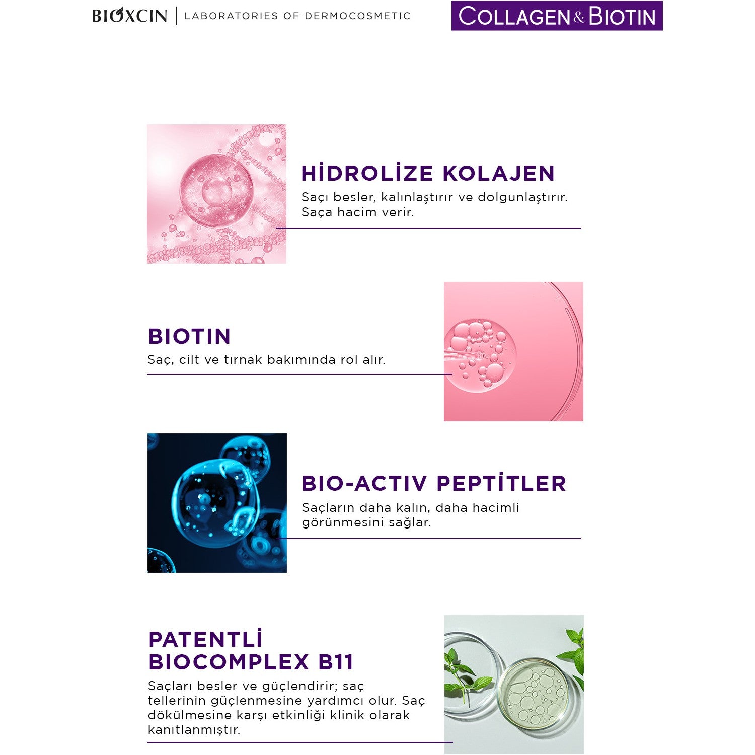 Bioxcin Collagen and Biotin Hair Care Set