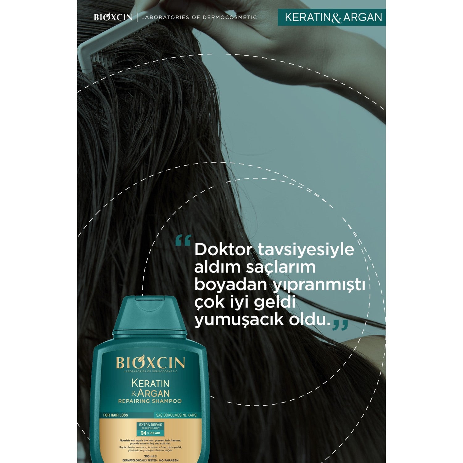 Bioxcin Keratin and Argan Hair Care Set