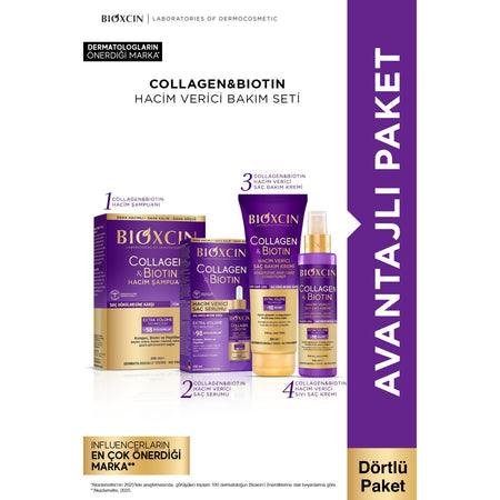 Bioxcin Collagen and Biotin Hair Care Set