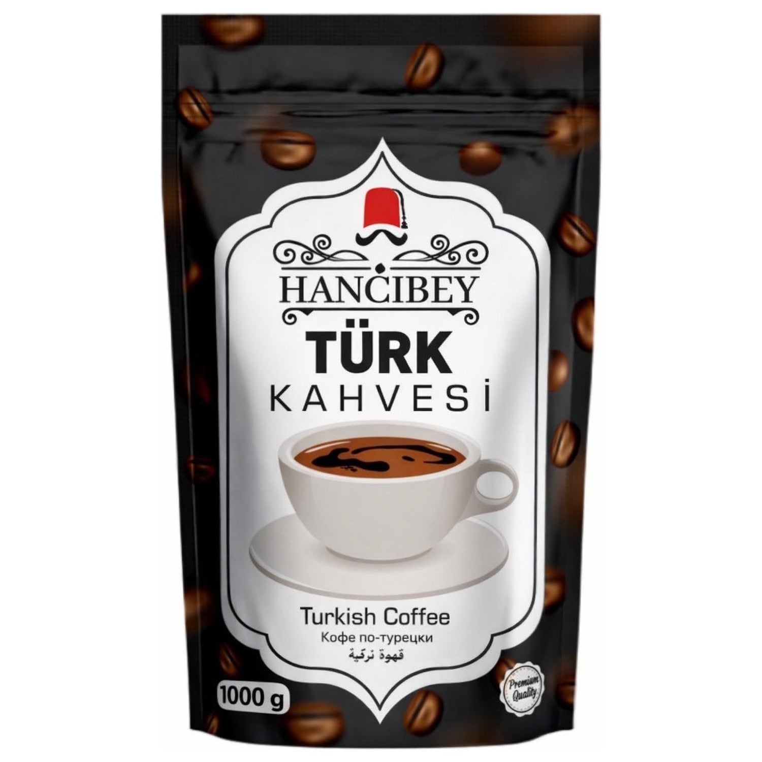 Hancibey Turkish Coffee, Medium Roast, 1kg - MALLTURK