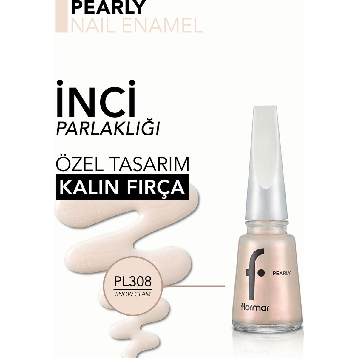 Flormar Pearly Nail Polish - MALLTURK