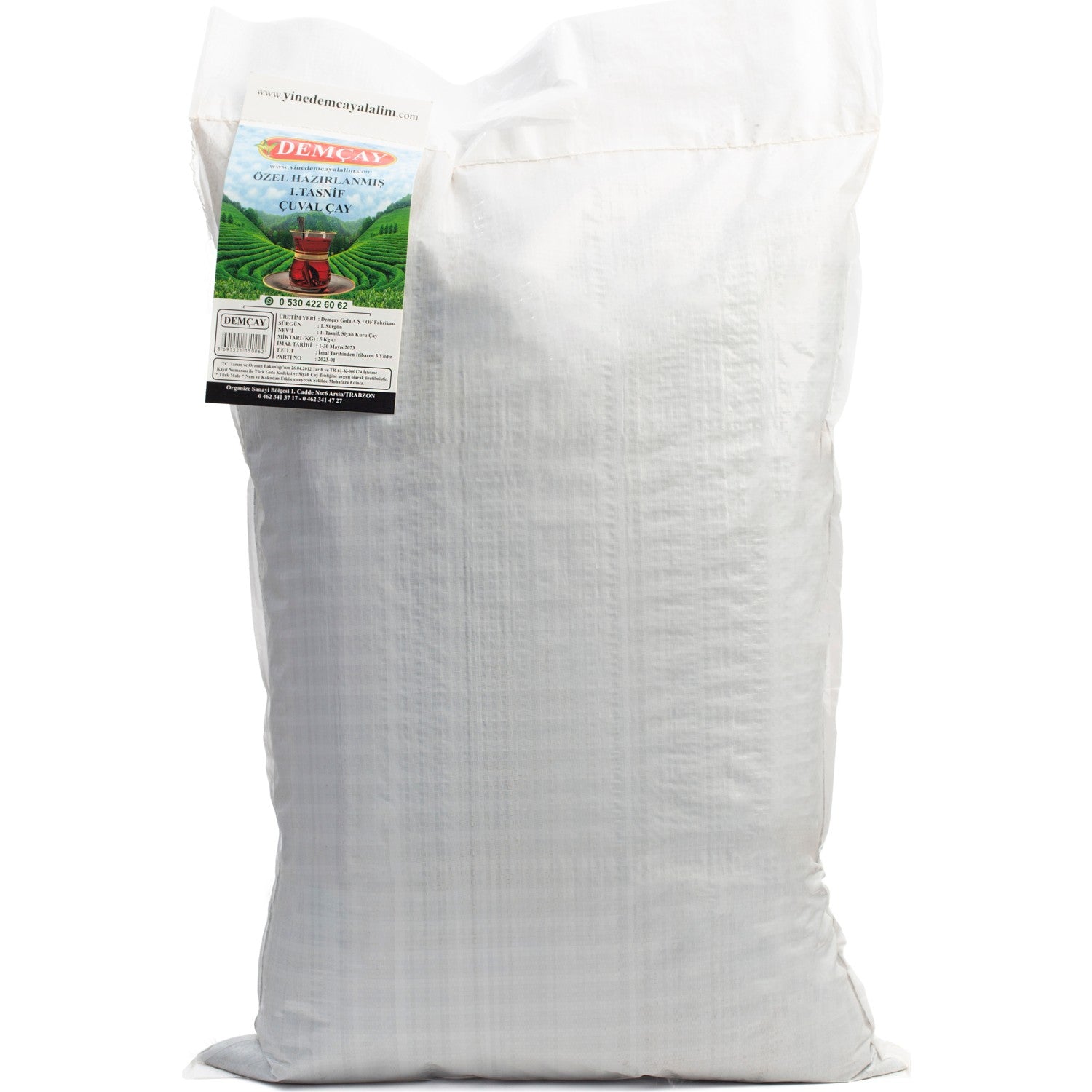 Demcay Mayis tea 5 kg black tea Kalitesi with Turkiye Menseli Cuval tea - MALLTURK
