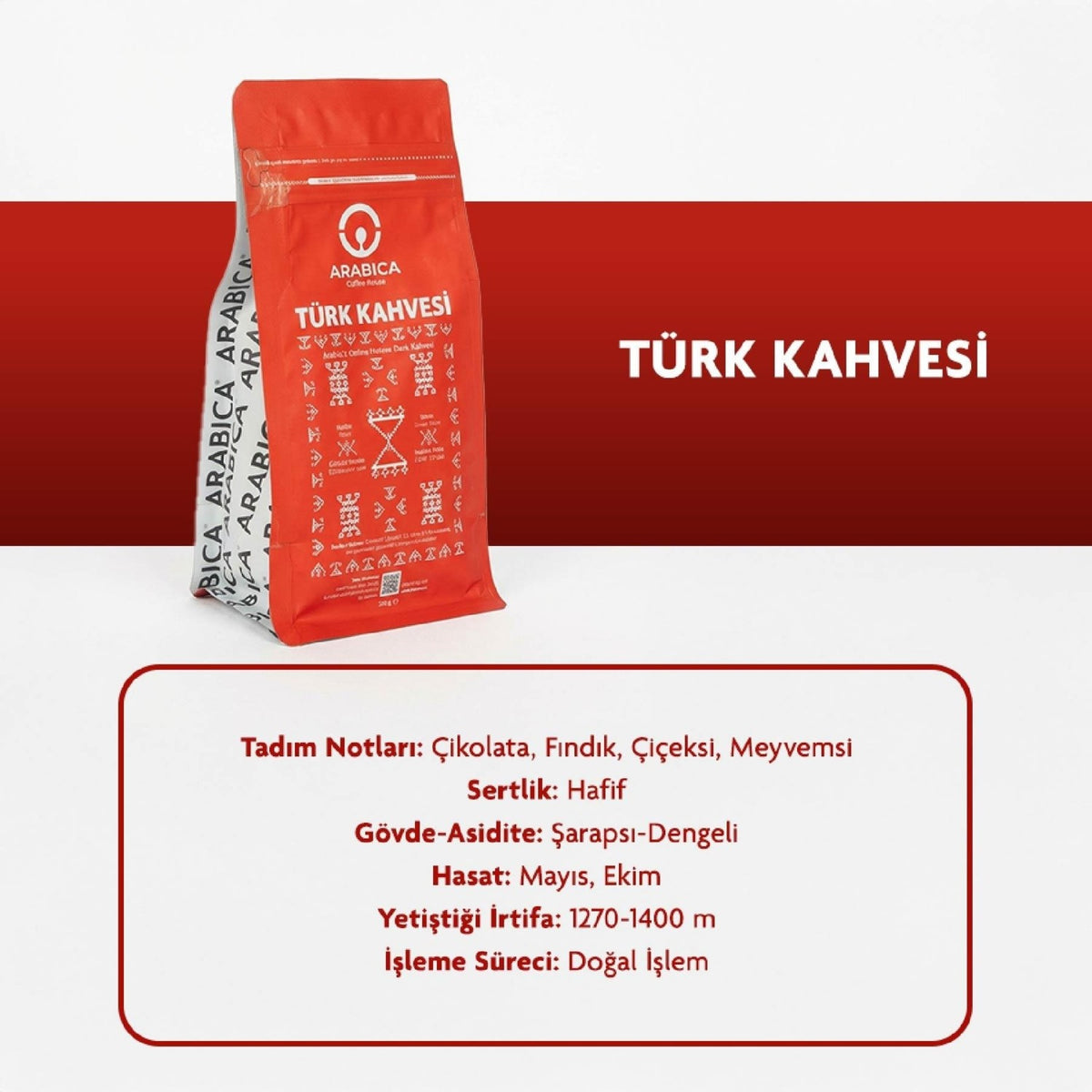Arabica Coffee House Turkish Coffee 250g - MALLTURK
