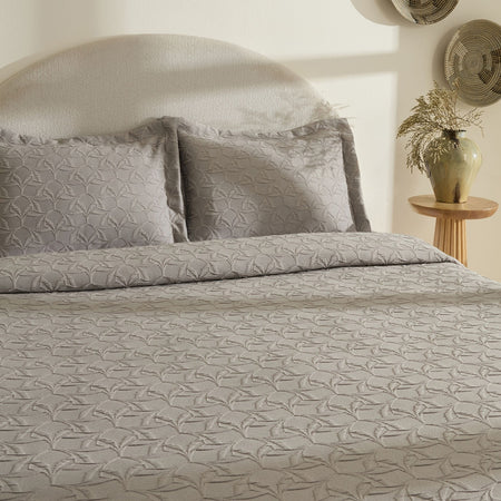 Karaca Home Hempton Double Bedspread Grey - MALLTURK