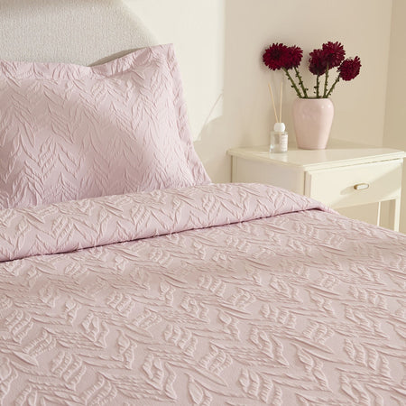 Karaca Home Hollie Double Bedspread Powder Pink - MALLTURK