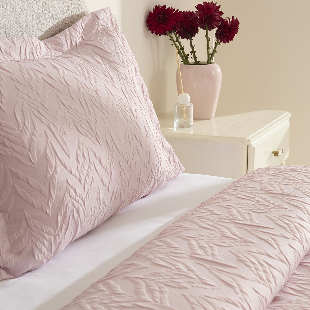 Karaca Home Hollie Double Bedspread Powder Pink - MALLTURK