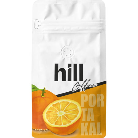 Hill Coffee Orange Flavored Turkish Coffee 200g - MALLTURK
