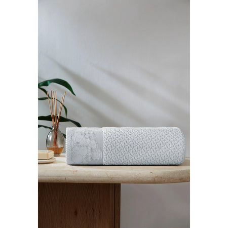 Ozdilek Cotton Garden Bath Towel 90x150 cm Gray - MALLTURK