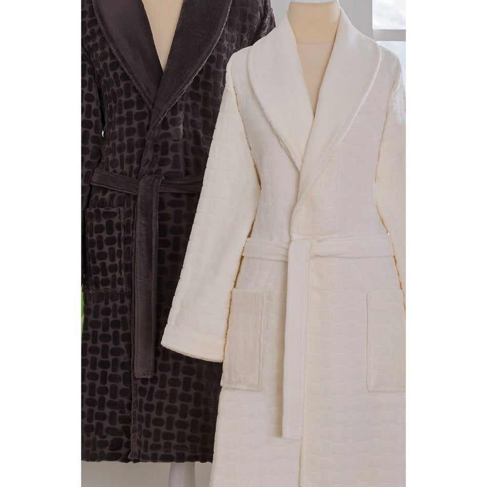 Ozdilek Tricot Velvet Family Set Anthracite - MALLTURK