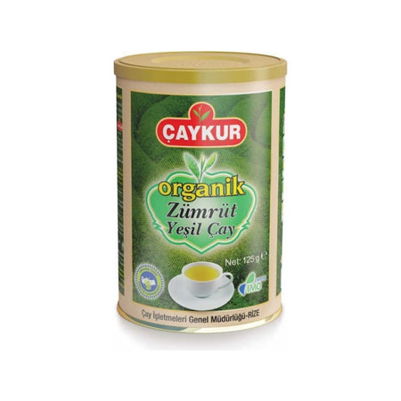 Caykur Organik Zumrut green tea 125 g natural aroma and Kalite with Rize Menseli - MALLTURK
