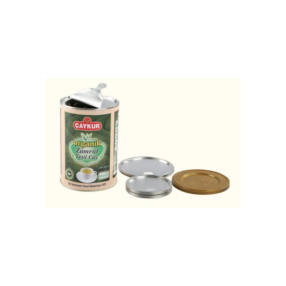 Caykur Organik Zumrut green tea 125 g natural aroma and Kalite with Rize Menseli - MALLTURK