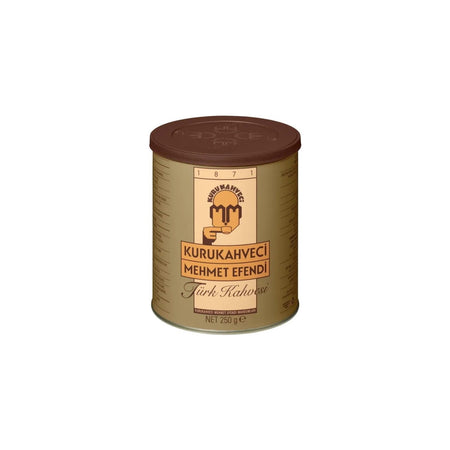 Kurukahveci Mehmet Efendi Turkish Coffee 500 gr Tin Plain Flavor Made in Turkiye - MALLTURK