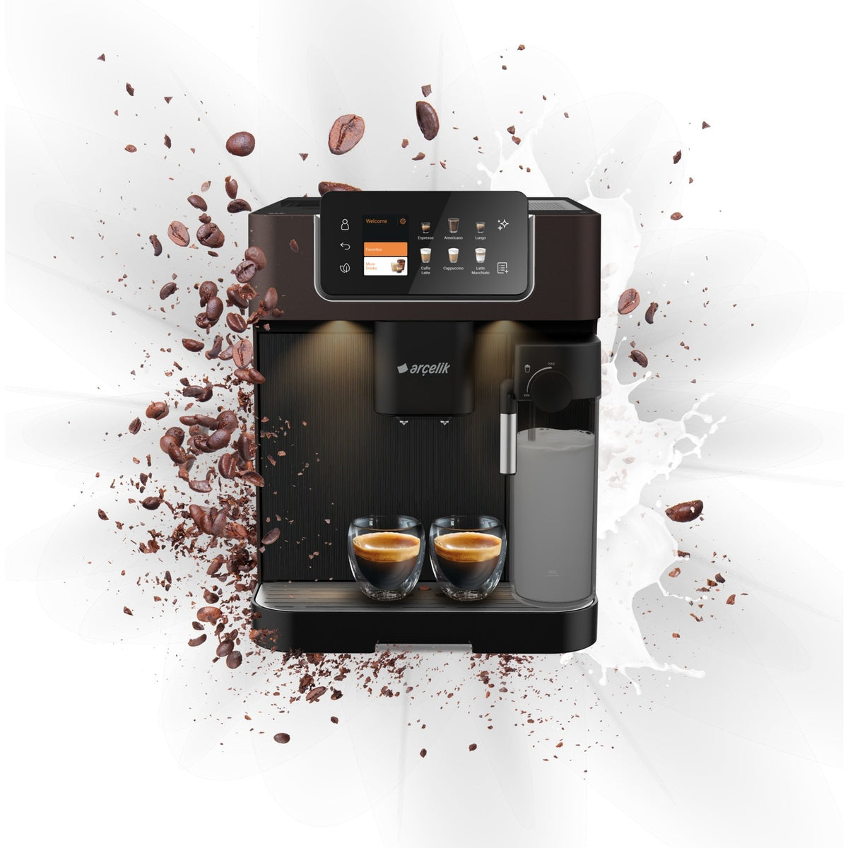 Arcelik EM 9495 Imperium Barista Fully Automatic Espresso Machine - MALLTURK