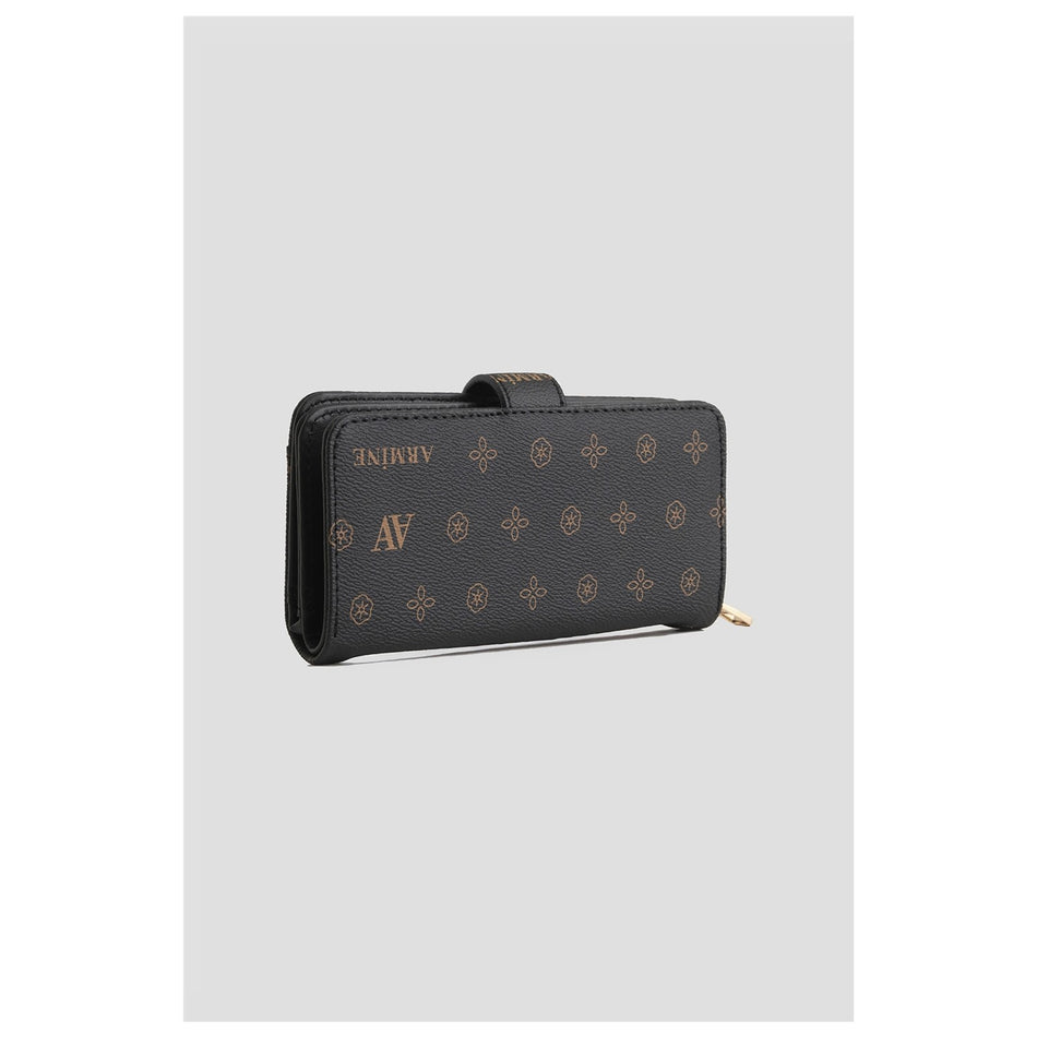 Armine Printed Handbag 25YD7003 Black