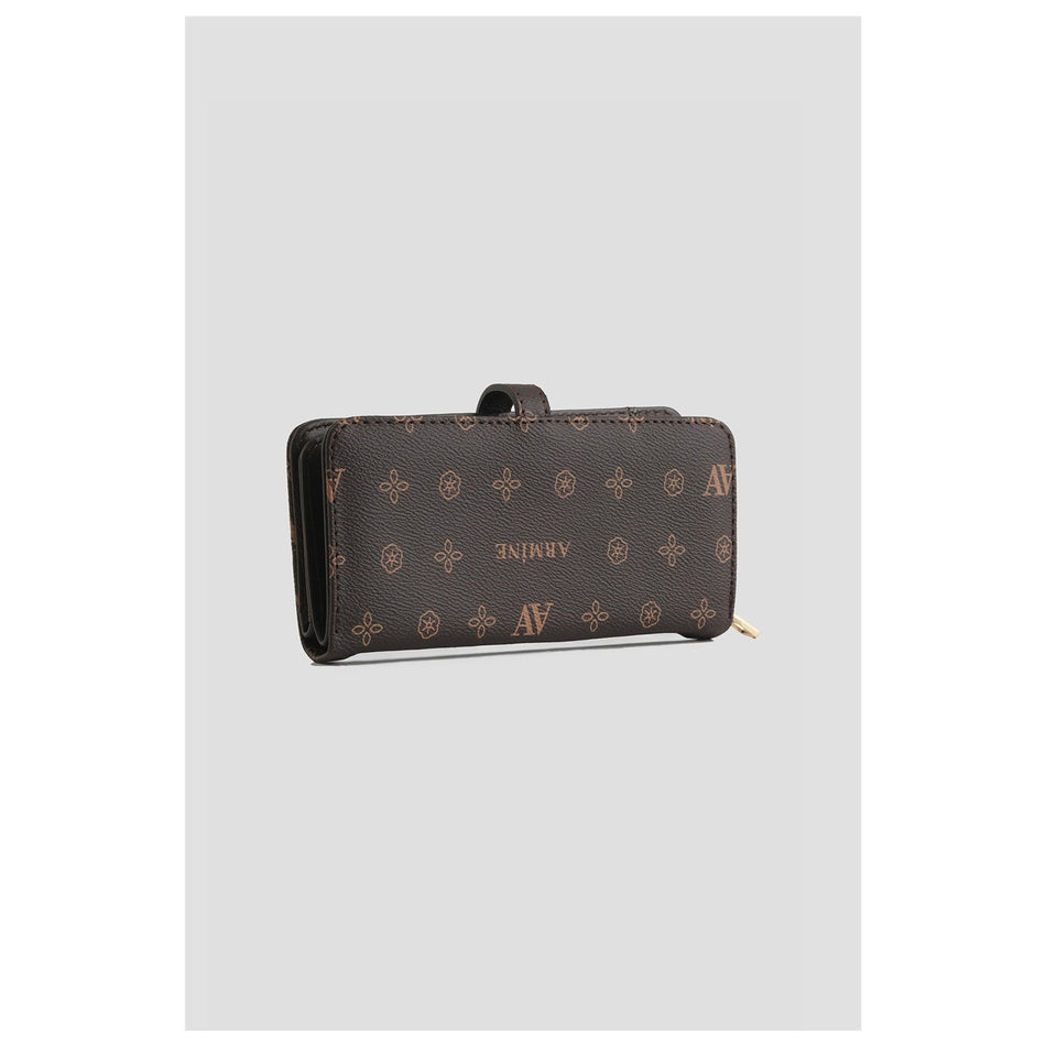 Armine Printed Wallet 25YD7002 Brown