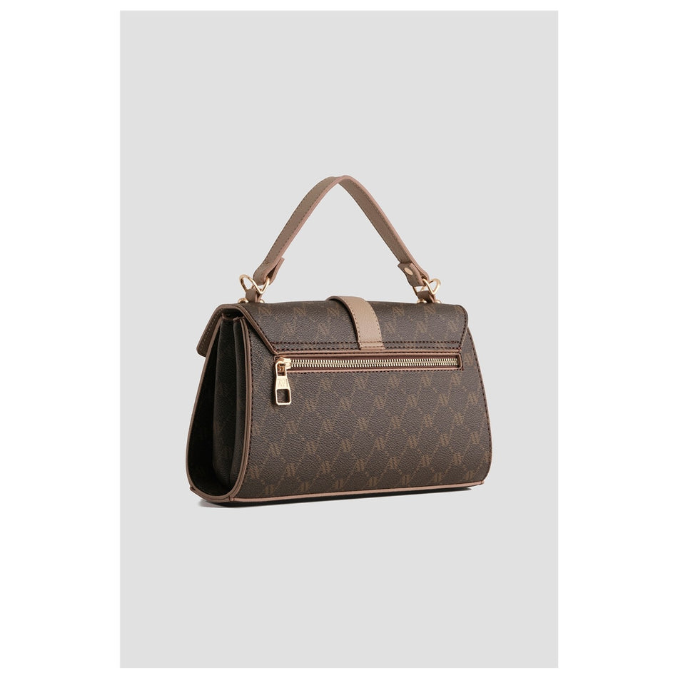 Armine 25YD7425 Brown Polka Dot Bag for Women, Everyday Use and Stylish Design