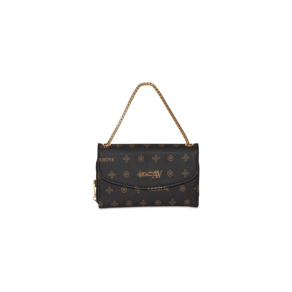 Armine Printed Handbag 25YD7014 Black