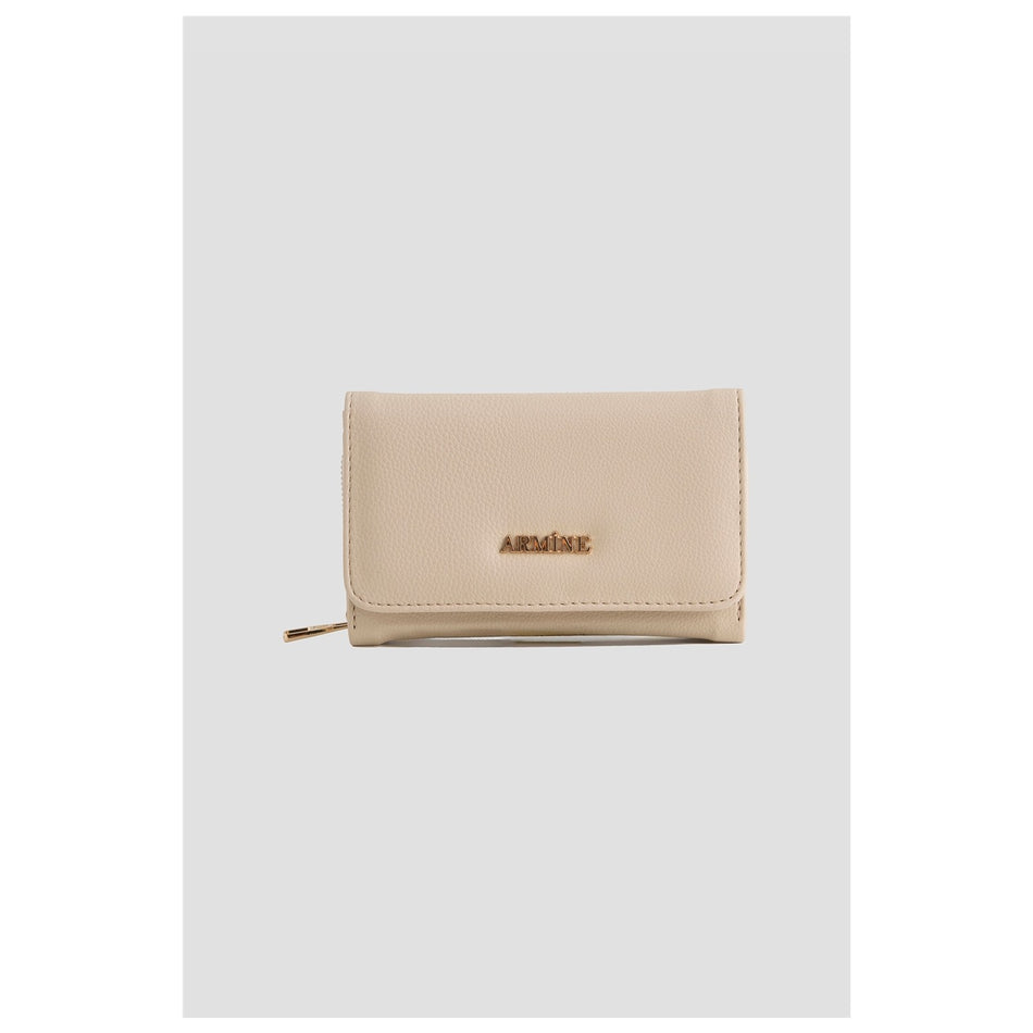 Armine Pia Leather Wallet 25YD7012 Cream