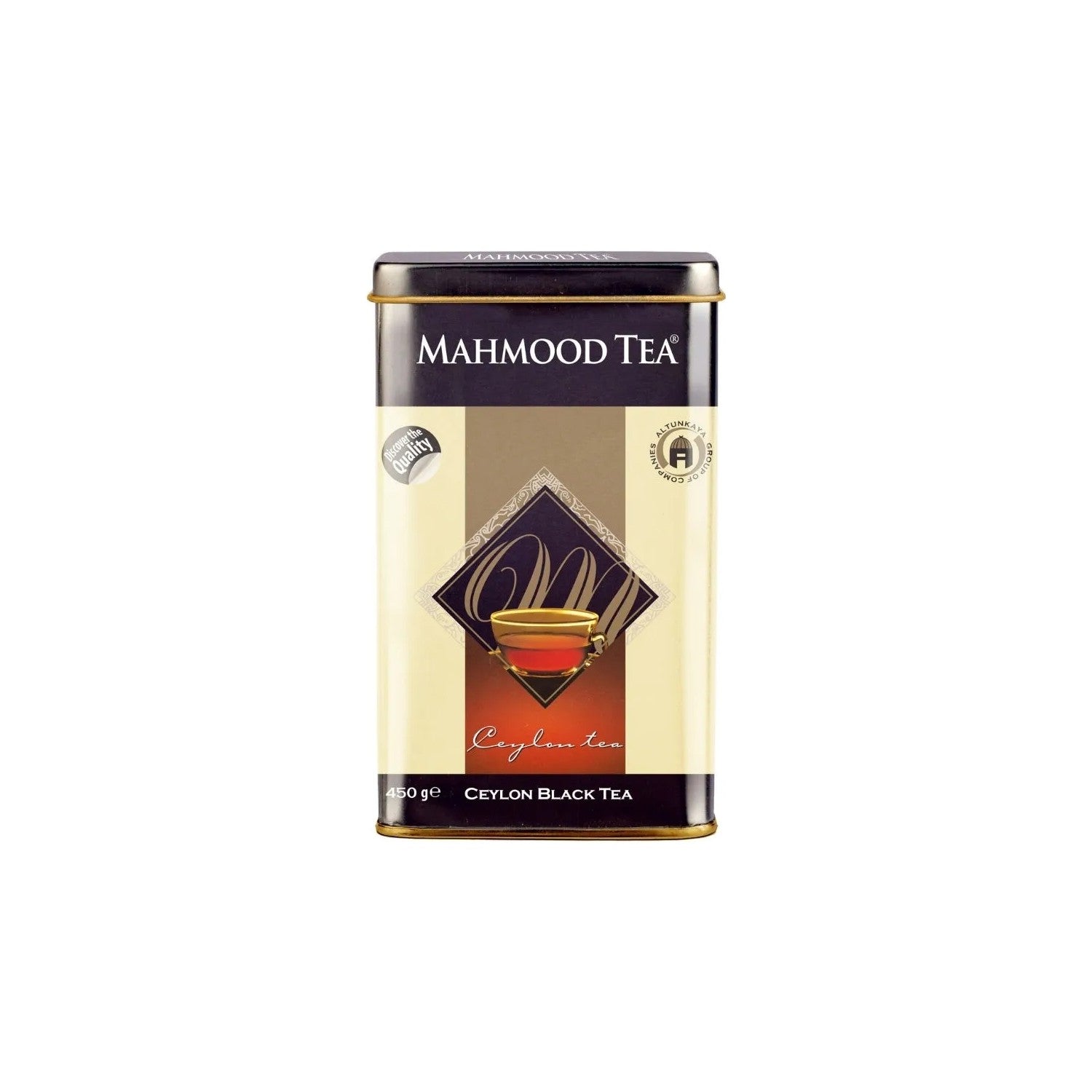 Mahmood Tea Ithal Saf Seylan loose leaf black tea metal tin 450 g - MALLTURK
