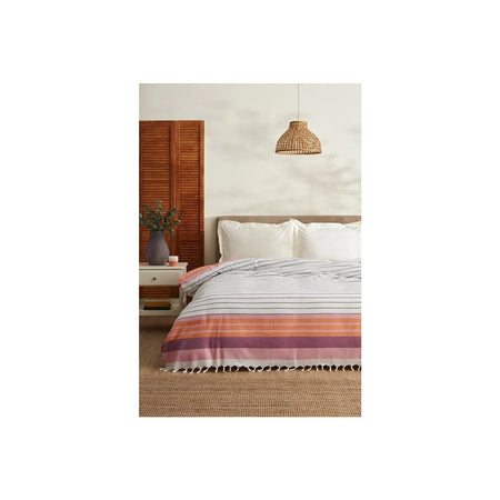 Karaca Home Luis Double Pique Pestemal Orange - MALLTURK