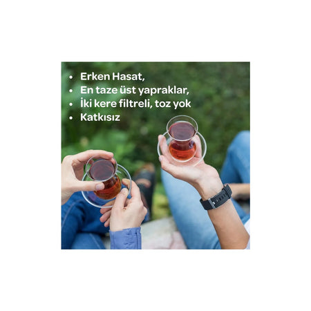 Lazika Turk Yaprak Siyah tea 300 g - Ilk Hasat Mayis tea, Tozsuz, Camlihemsin - MALLTURK