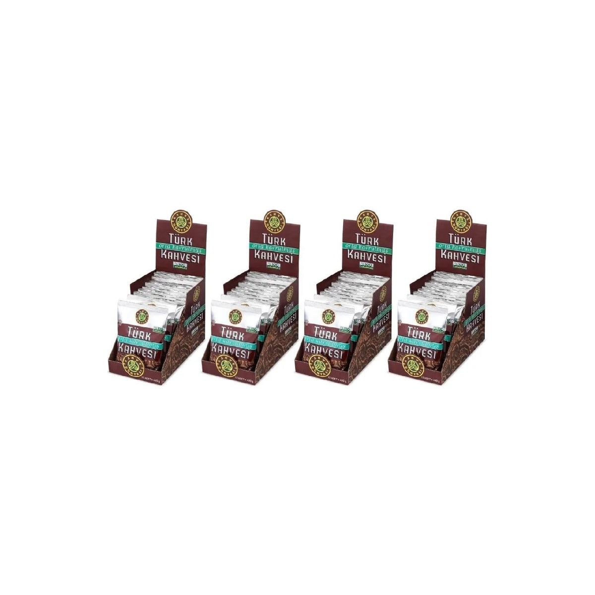 Coffee World Medium Roast Turkish Coffee 100 gr 24-Pack Traditional Flavor and intense Aroma - MALLTURK