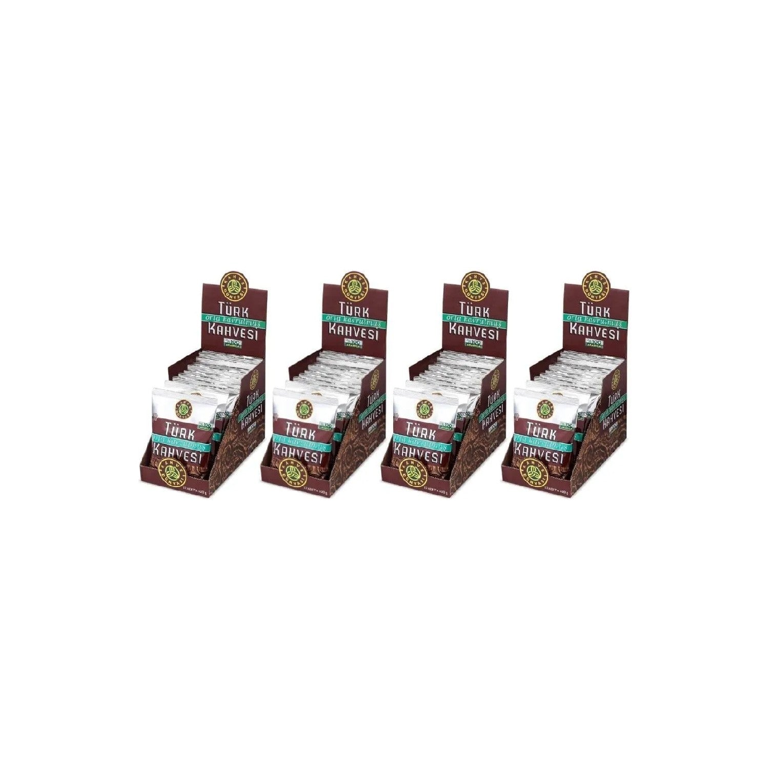 Coffee World Medium Roast Turkish Coffee 100 gr 24-Pack Traditional Flavor and intense Aroma - MALLTURK
