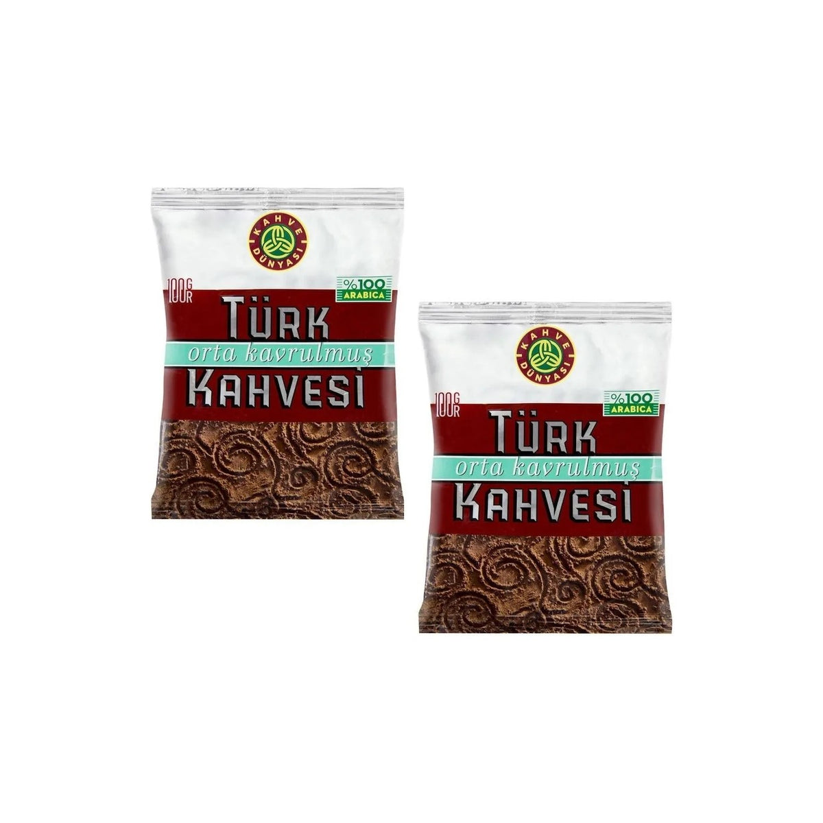 Coffee World Medium Roast Turkish Coffee 100 gr 24-Pack Traditional Flavor and intense Aroma - MALLTURK
