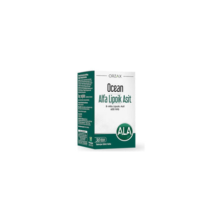Orzax Ocean Alfa Lipoik Asit 600 Mg 30 Capsule Turkey Origin For Adults Supplement - MALLTURK