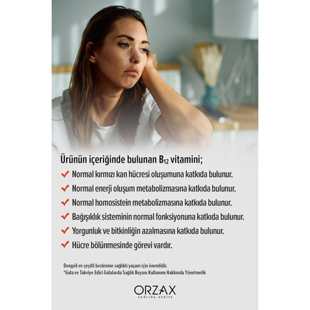 Orzax Ocean Methyl B12 1000 Mcg Spray 10 ml - MALLTURK
