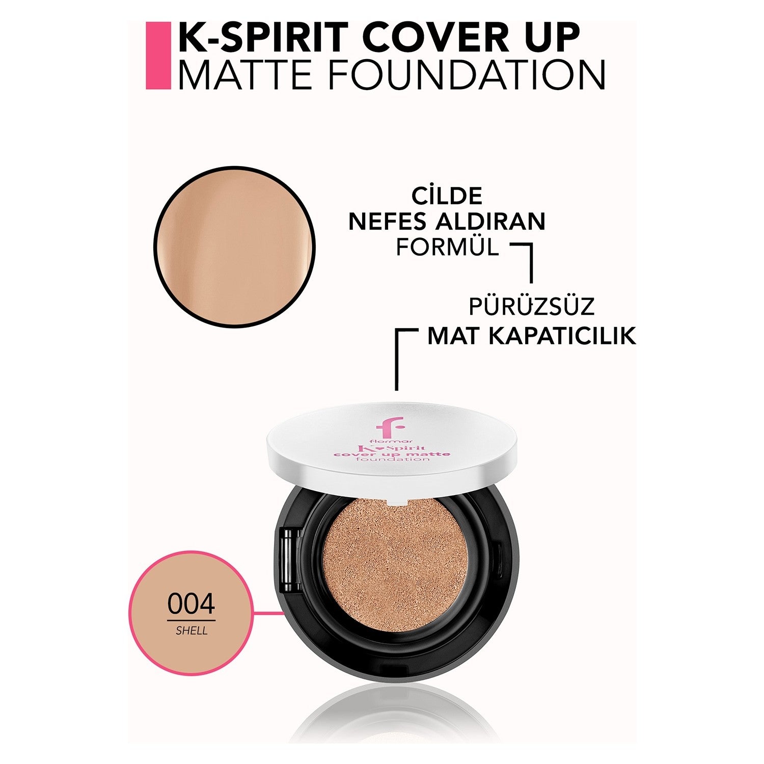 Flormar K-Spirit Cover Up Cushion Foundation