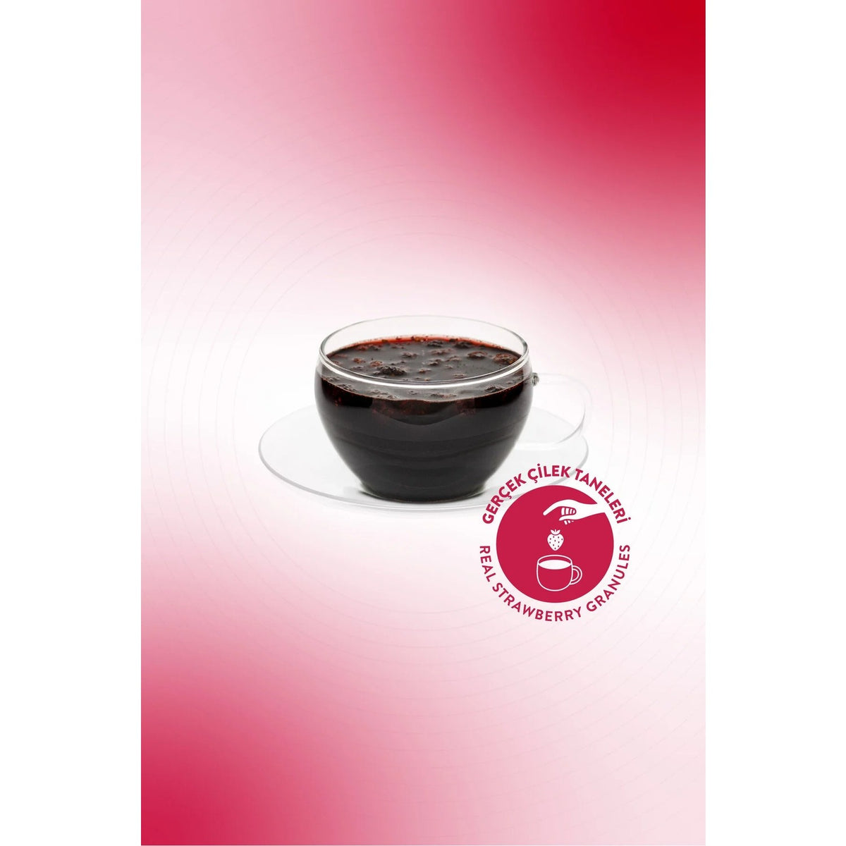 Kayla Gurme strawberry tea - Gercek strawberry fruit Taneli tea - 1 kg - MALLTURK